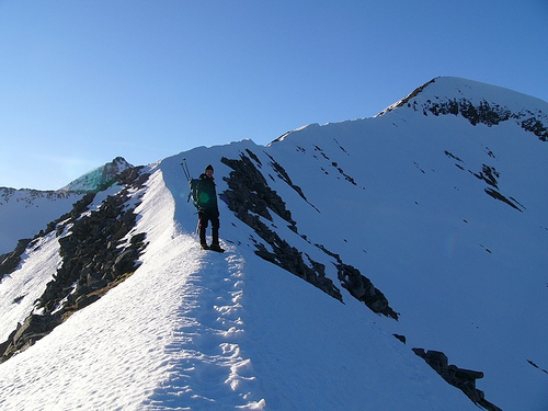 Carn Mor Dearg on last year's Glen Nevis weekend!