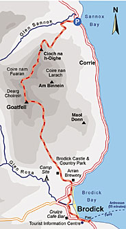 Goatfell map