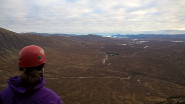 jane-gazing-across-rannoch-moor