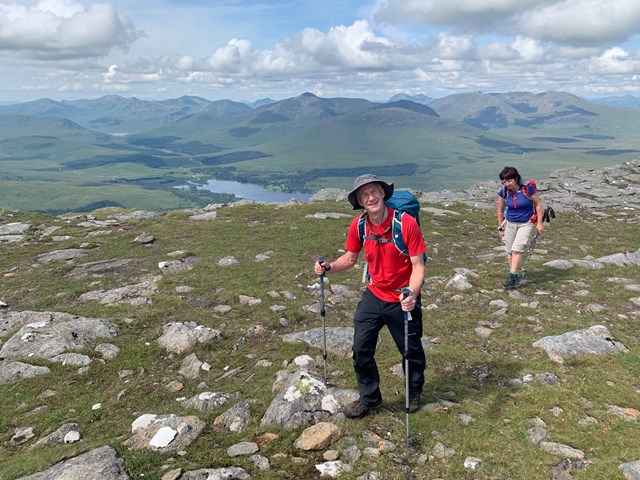 Beinn Dorain Fiona and Alan