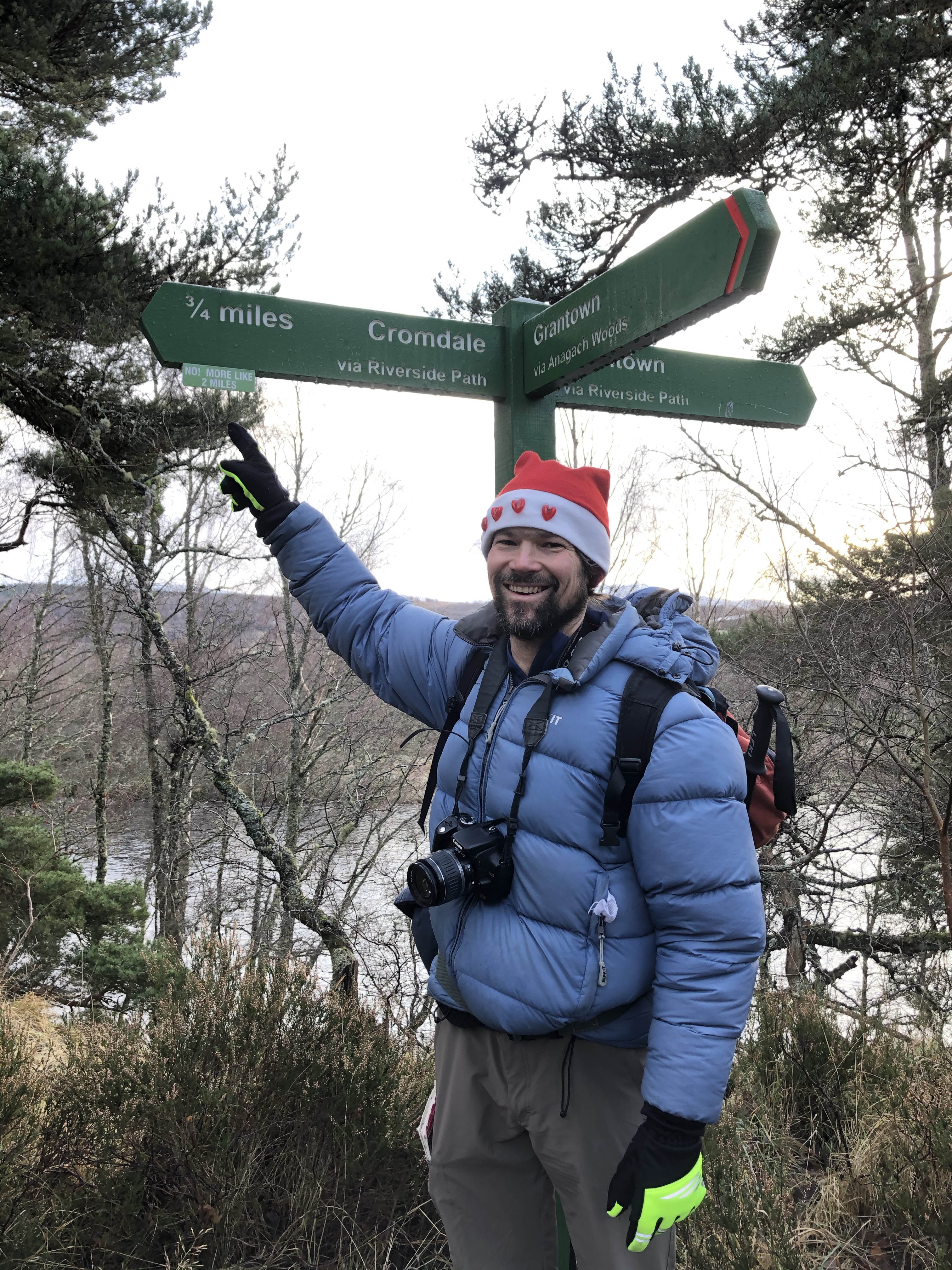 ScotWays sign near Grantown.