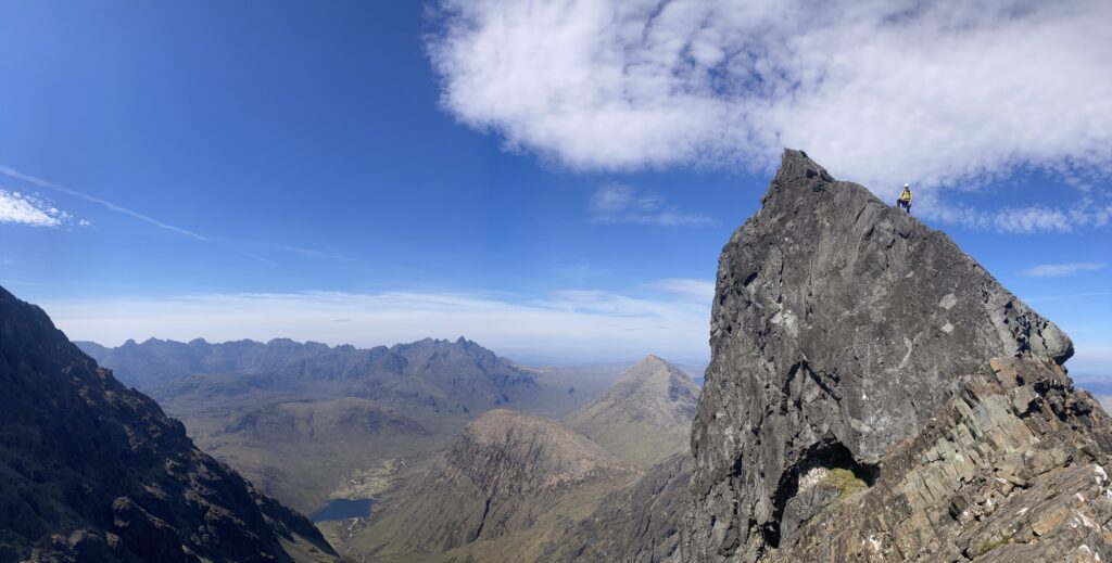 Clach Glas with the Cullin Ridge in the background