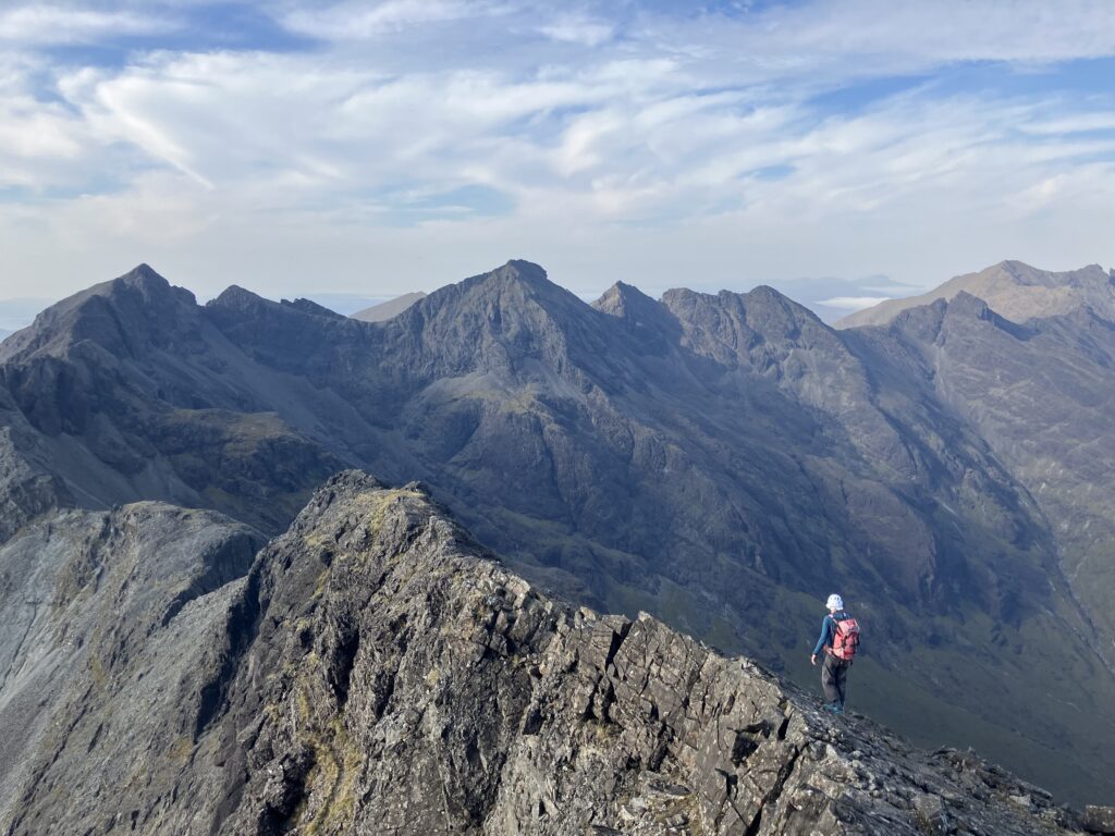 The Cuillin Ridge, heading north
