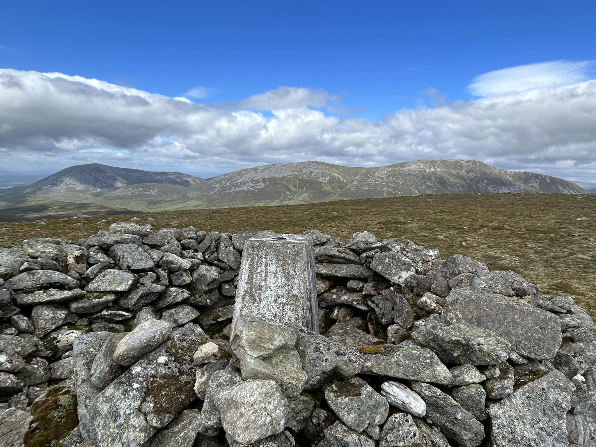 Beinn a Ghlo from Beinn Vuirich